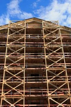 Building restoration Stock Photos