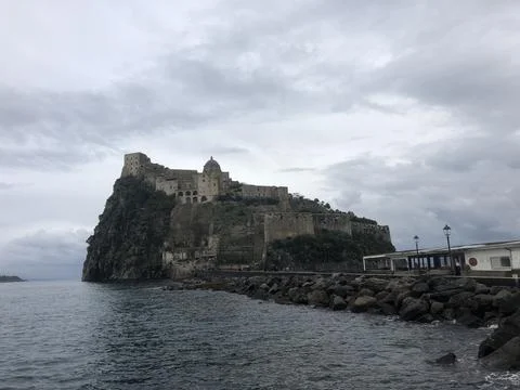 Building on the rock 스톡 사진