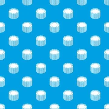 Building roll net pattern vector seamless blue Stock Illustration