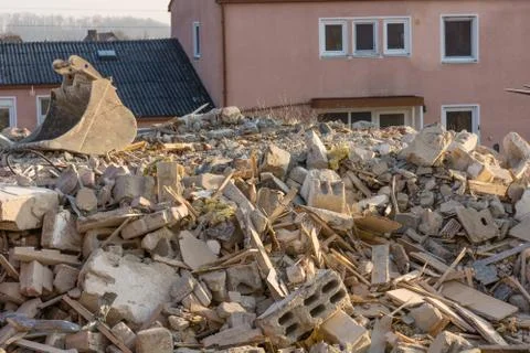 Building rubble Stock Photos