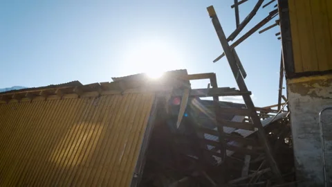 Building ruins Stock Footage 272451653