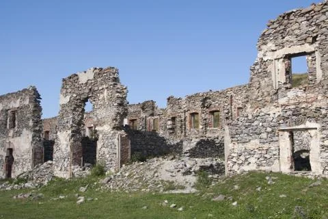 Building in ruins Stock Photos