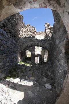 Building in ruins Stock Photos