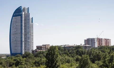 Building The Sails Foto stock