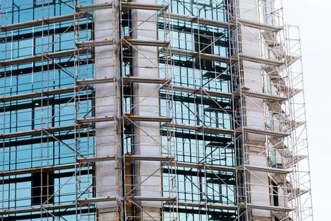 Building scaffolding Stock Photos