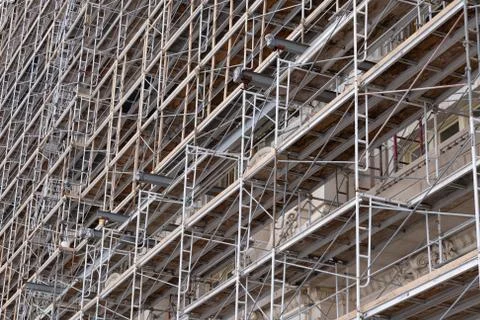 Building Scaffolding Foto stock