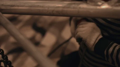 Building a scene Stock Footage 76359666