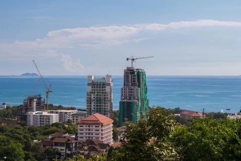 Building sea Stock Photos