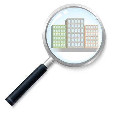 Building Search Stock Illustration