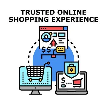 Building secure online shopping experiences with digital technology Ilustración de archivo