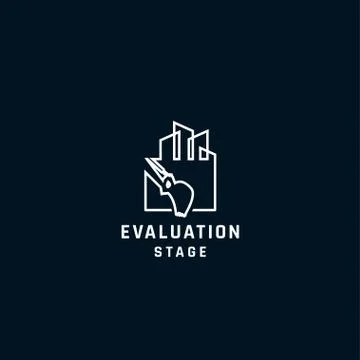 Building services contractor logo design template Ilustración de archivo