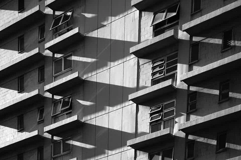 Building shadow argyle Stock Photos