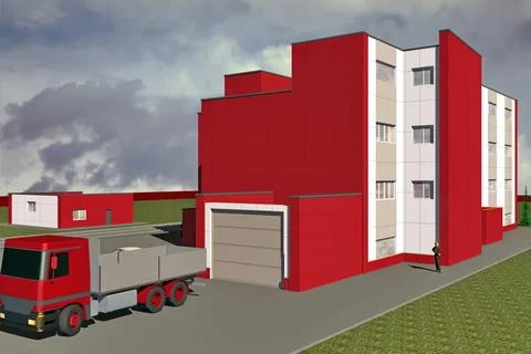 Building Simple Geometry Building Simple Geometry model of the building in... Photos