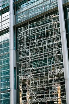 Building site in Bishopsgate Stock Photos