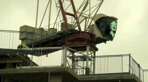 Building site with crane 動画素材 56437469