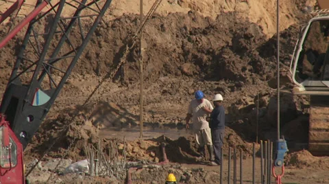 Building site dig 2 Stockbeeldmateriaal 32328085