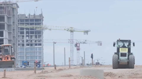 Building site Stock Footage 131376599