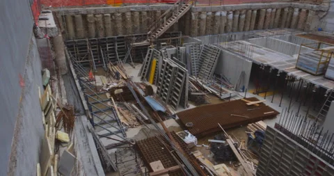 Building site Video stock 144421553