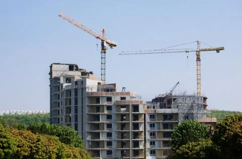 Building site Stock Photos