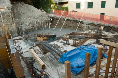 Building site Stock Photos