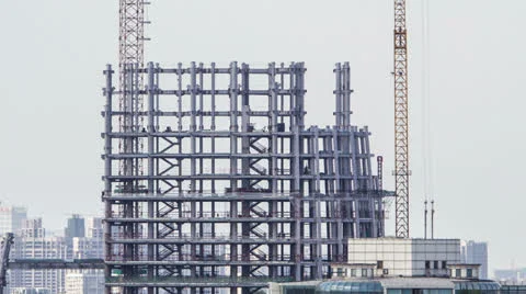 Building site time lapse Video stock 22480442