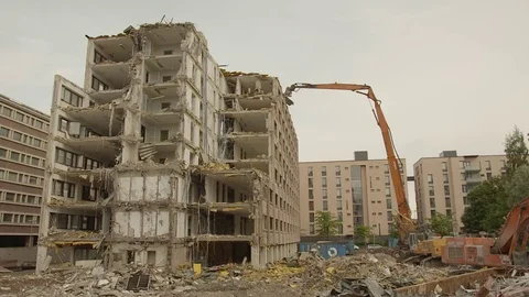 Building site time lapse Video stock 84267854