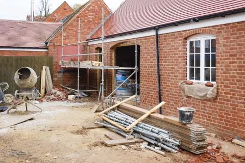 Building site UK Stock Photos