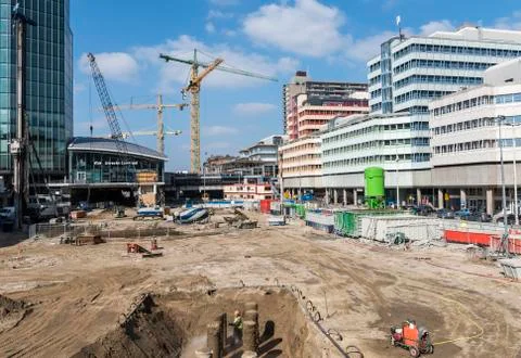 Building Site Utrecht Stock Photos