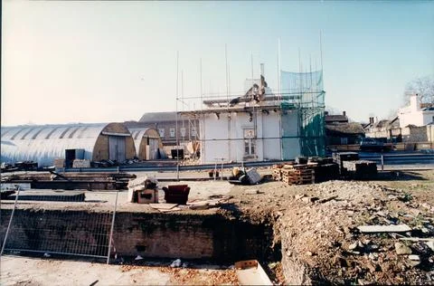 The Building Site Which Is To Be A Multi Storey Car Park At The Regents Park Bar Fotos de archivo