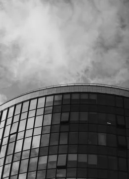 Building on sky background Stock Photos