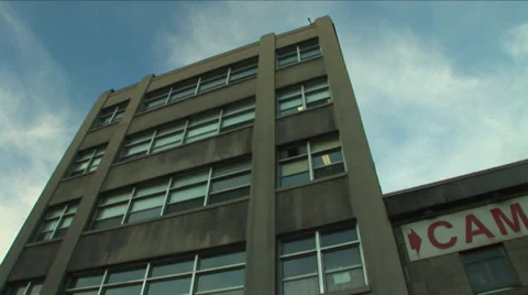 Building sky clouds fast motion. Stock Footage 33131580