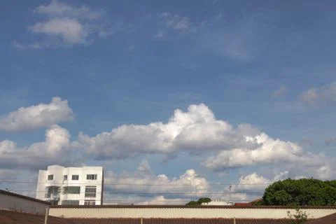 Building with sky 스톡 사진