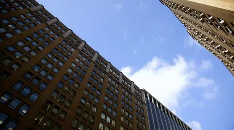 Building sky time-lapse Stock Footage 22147364