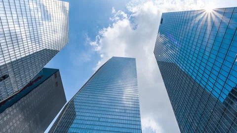 Building sky zoom in Stock Footage 246933139