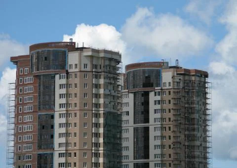 Building skyscraper Stock Photos