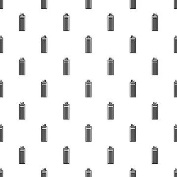 Building skyscraper seamless pattern design background Stock Illustration
