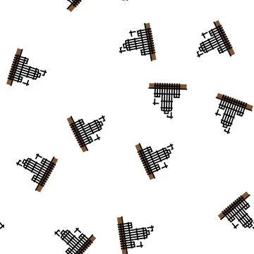 Building skyscraper skeleton vector seamless pattern イラスト素材