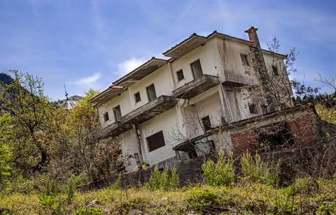 Building slanted Stock Photos