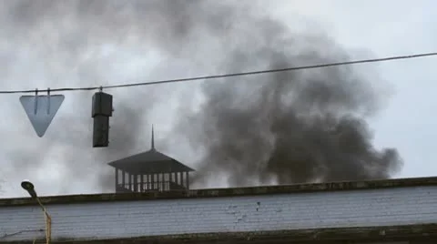 Building smokes Video stock 10723381