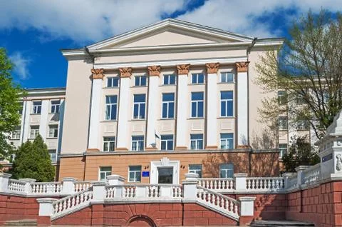 Building of Soviet era Stock Photos