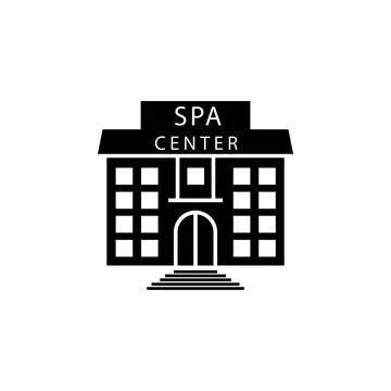 Building of the spa center icon. Element of SPA icon. Premium quality graphic Stock Illustration