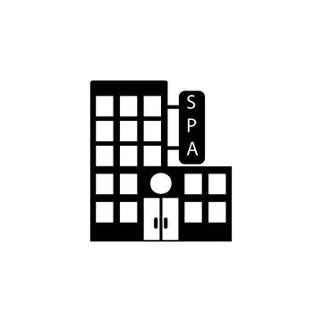 Building of the spa center icon. Element of SPA icon. Premium quality graphic Stock Illustration