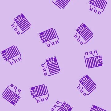 Building specifications architectural drafter glyph vector seamless pattern Stock Illustration