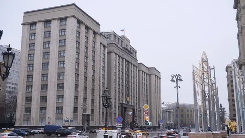 Building of The State Duma Stock Footage 101337415