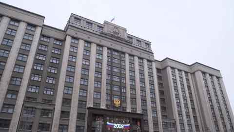 Building of The State Duma Stock Footage 101337445