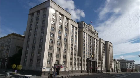 Building of the State Duma of Russia Stock Footage 134165045