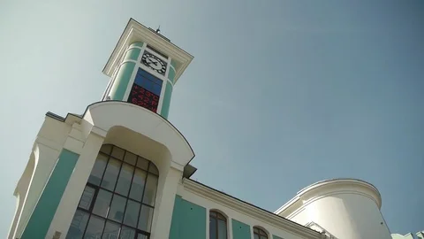 Building at the station Stock Footage 81264134