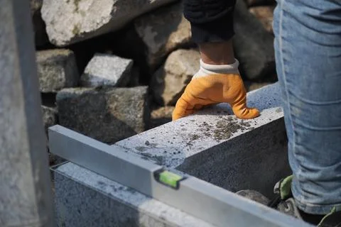 Building stone structure in outdoor area during daylight Stock Photos
