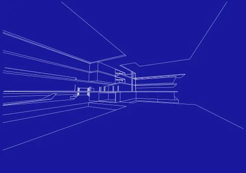 Building structure abstract,  3d illustration, vector 스톡 일러스트