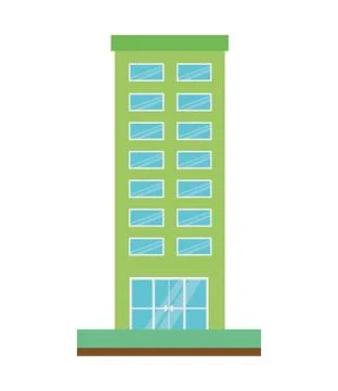 Building structure isolated icon Ilustración de archivo